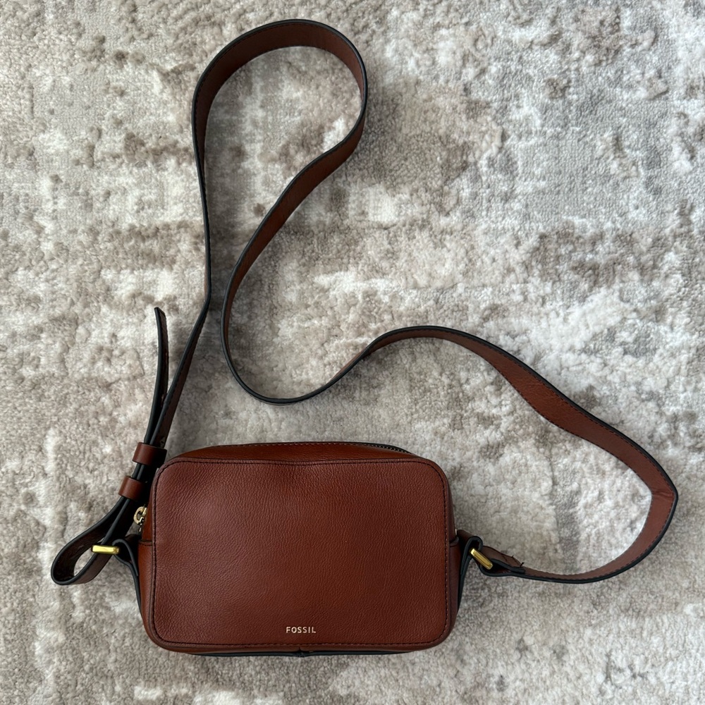 Fossil Brown Crossbody Bag